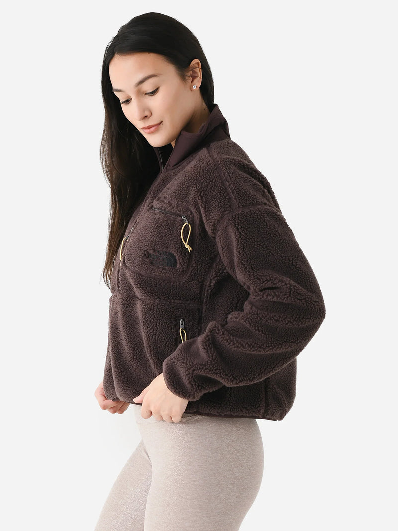 North face shop sherpa pullover women's