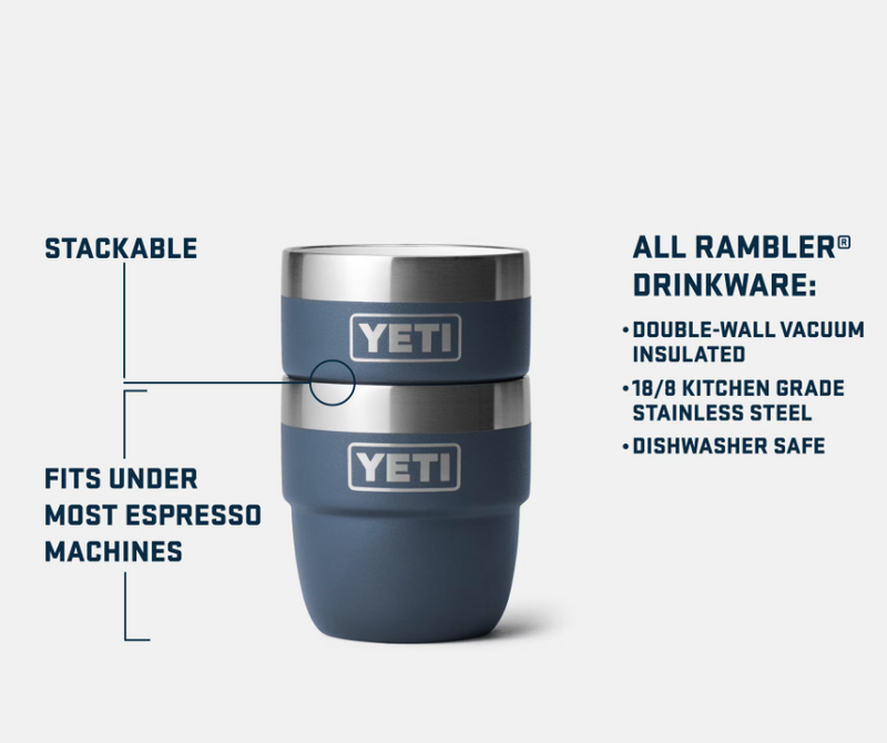 YETI 10 oz Rambler Lowball double wall 18/8 stainless steel