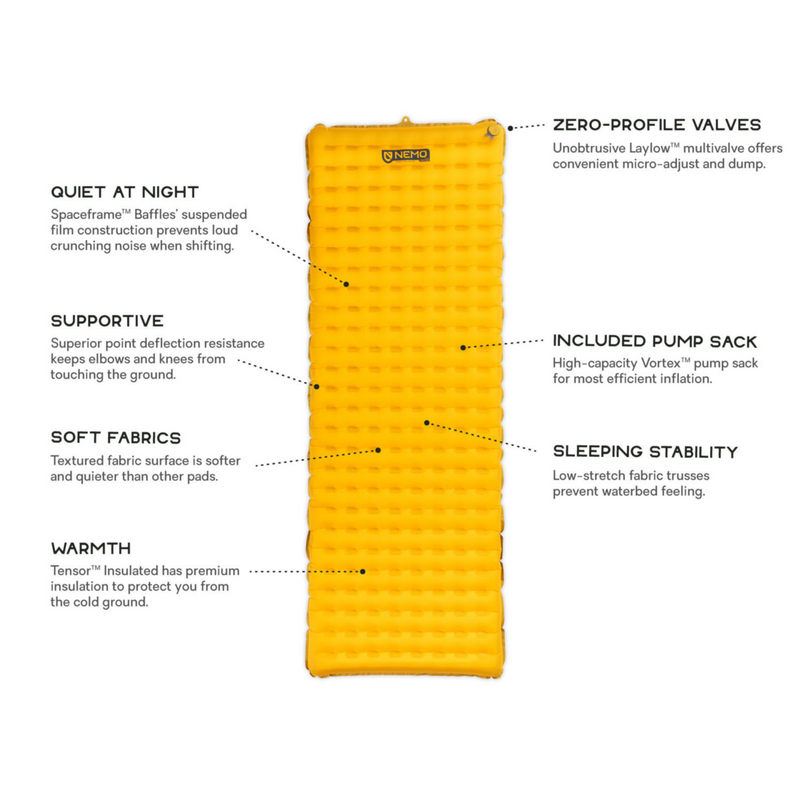 Nemo tensor ultralight top insulated sleeping pad