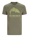 SIMMS M'S WOOD TROUT FILL T-SHIRT