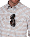 SIMMS M BRACKETT LONG SLEEVE FLANNEL SHIRT