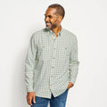 ORVIS TECH CHAMBRAY PLAID WORKSHIRT