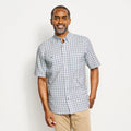 ORVIS S/S TECH CHAMBRAY PLAID WORKSH