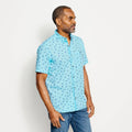 ORVIS PRINTED TECH CHAMBRAY S/S