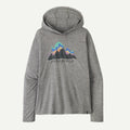 PATAGONIA W CAP COOL DAILY HOODY FITZ ROY NIMBUS