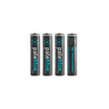 PALE BLUE AAA RECHARGABLE BATTERY 4 PACK USB-C