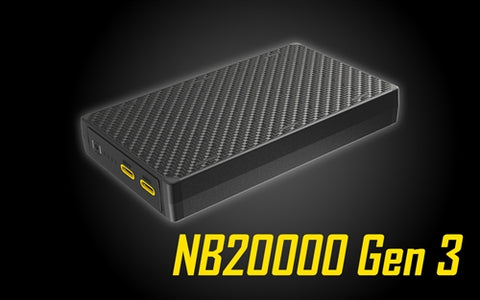 NITECORE NB20000 GEN 3 POWERBANK – Wind River Outdoor