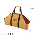 White Duck Outdoor Boat Shape Canvas Firewood Log Carriers
