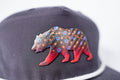 307 BEAR TROUT GRAMPS HAT - CHARCOAL/WHITE