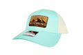 Light blue cap with Wyoming USA logo on a white background