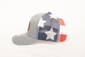 Back-to-Back World Champions USA Hat | Richardson 112 Leather Patch Trucker Hat