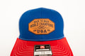 Back-to-Back World Champions USA Hat | Richardson 112 Leather Patch Trucker Hat