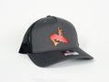 BUCKING TROUT TRUCKER - CHARCOAL/BLACK
