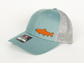 TROUT SIDE CUT OUT LOW PRO TRUCKER - SMOKE BLUE/ALUMINUM