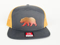 307 BEAR TROUT 7 PANEL - CHARCOAL/OLD GOLD