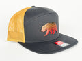 307 BEAR TROUT 7 PANEL - CHARCOAL/OLD GOLD