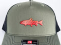 TROUT CUT OUT TRUCKER - LODEN/BLACK