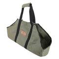 White Duck Outdoor Boat Shape Canvas Firewood Log Carriers