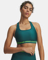 UA CROSSBACK MID BRA - RACK_GREEN