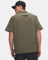 UA M EXPLOR AIRVENT WOVEN - MARINE_OD_GREEN