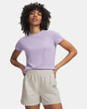 UA W EXPLOR ISOCHILL UPF TEE - PURPLE_CREST
