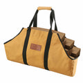 White Duck Outdoor Boat Shape Canvas Firewood Log Carriers