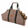 White Duck Outdoor Boat Shape Canvas Firewood Log Carriers