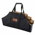 White Duck Outdoor Boat Shape Canvas Firewood Log Carriers