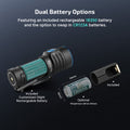 OLIGHT Baton Turbo Compact EDC Flashlight with 510m Long-Range Beam