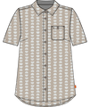 ORVIS W'S PRINTED TECH CHAMBRAY SS