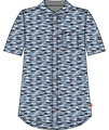 ORVIS W'S PRINTED TECH CHAMBRAY SS