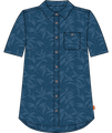 ORVIS W'S PRINTED TECH CHAMBRAY SS