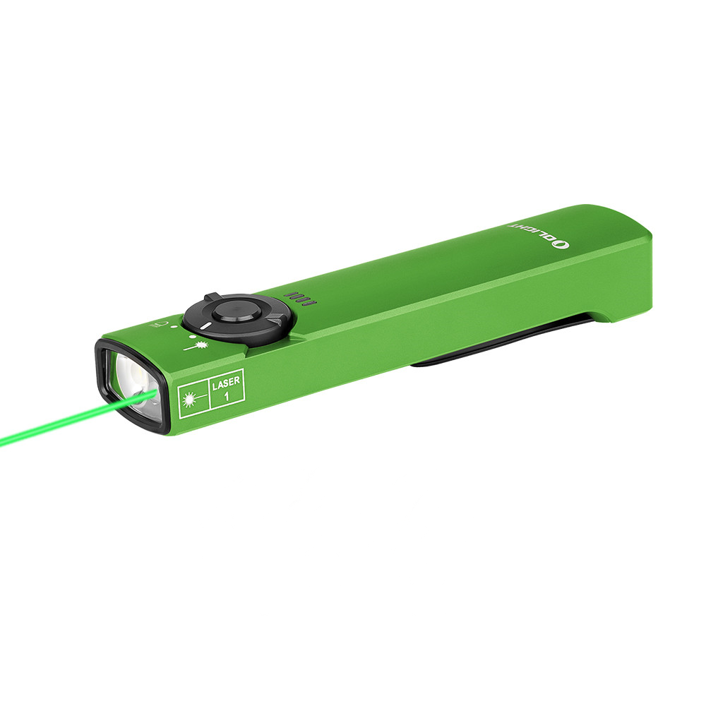 OLIGHT ARKFELD FLAT FLASHLIGHT WITH GREEN LASER – Wind River