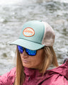SIMMS SMALL FIT THROWBACK TRUCKER HAT
