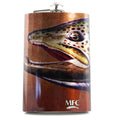 MONTANA FLY COMPANY STAINLESS STEEL HIP FLASK 8OZ