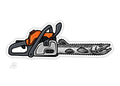 FISH SAW STICKER BY CASEY UNDERWOOD