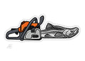 FISH SAW STICKER BY CASEY UNDERWOOD