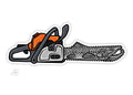 FISH SAW STICKER BY CASEY UNDERWOOD